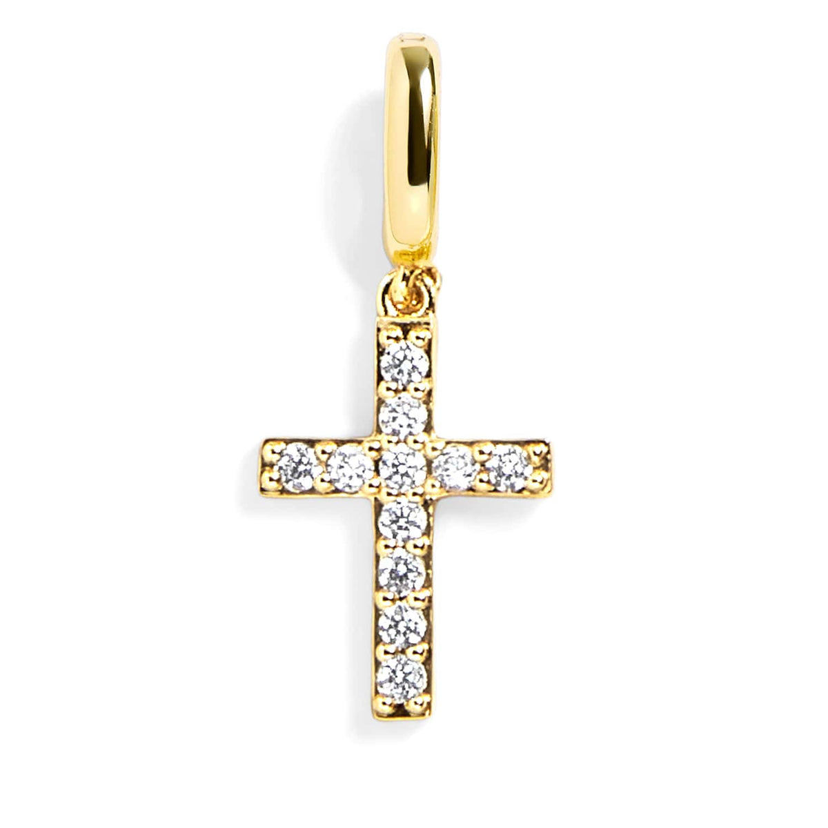 Pavé Cross Charm