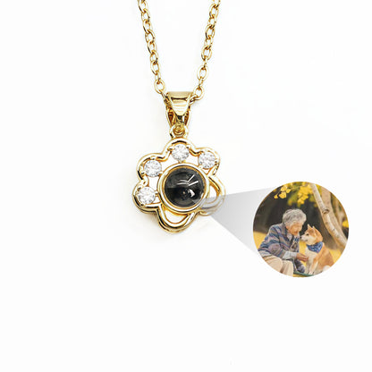 Collar de recuerdo personalizado en forma de pata de gato