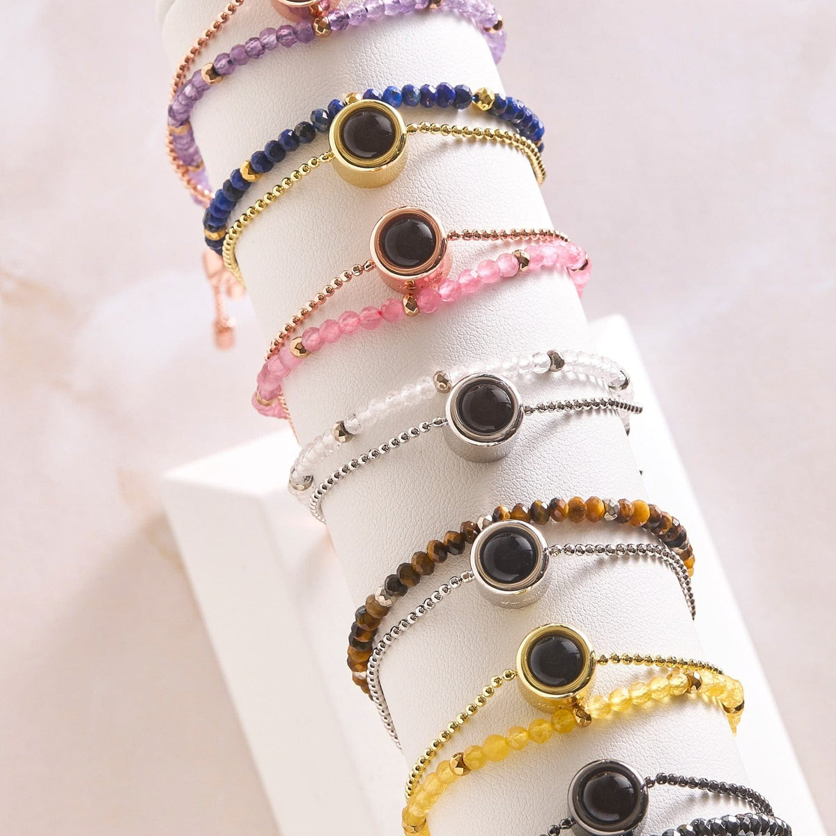 Pulsera de cristal personalizada