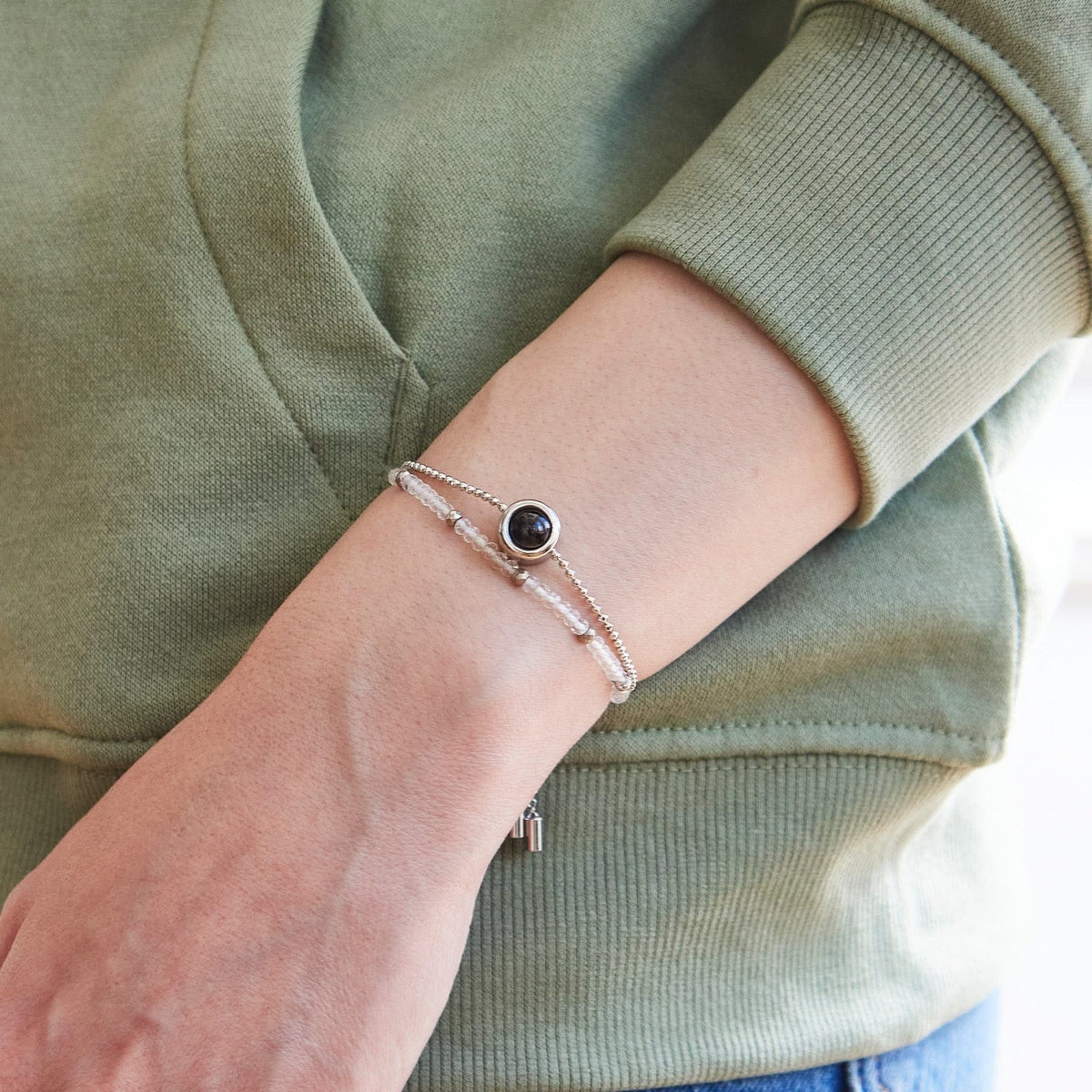 Pulsera de cristal personalizada