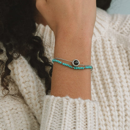 Pulsera de cristal personalizada