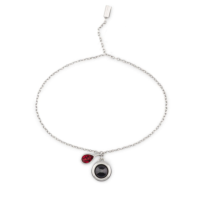 Pulsera deslizante personalizada con piedra de nacimiento