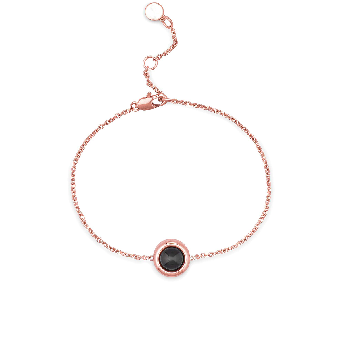 Pulsera con foto de cadena tipo cable personalizada