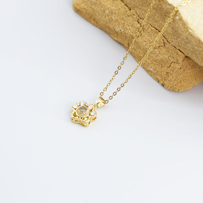 Collar de recuerdo personalizado en forma de pata de gato