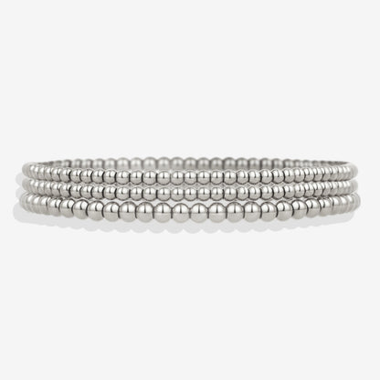 Set de pulseras de cuentas clásicas