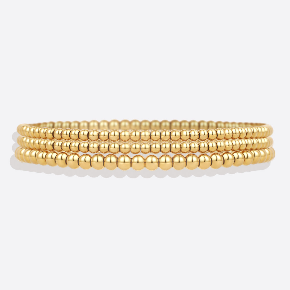 Set de pulseras de cuentas clásicas