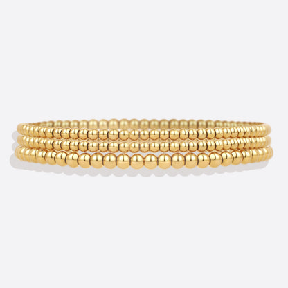 Set de pulseras de cuentas clásicas