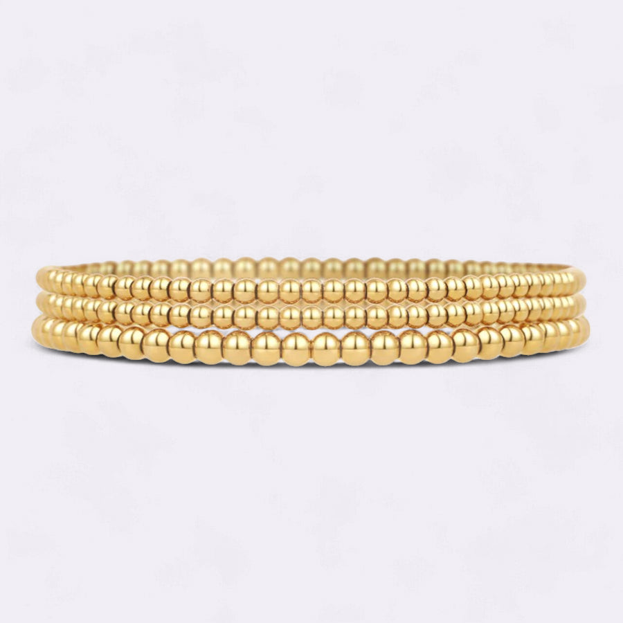 Set de pulseras de cuentas clásicas