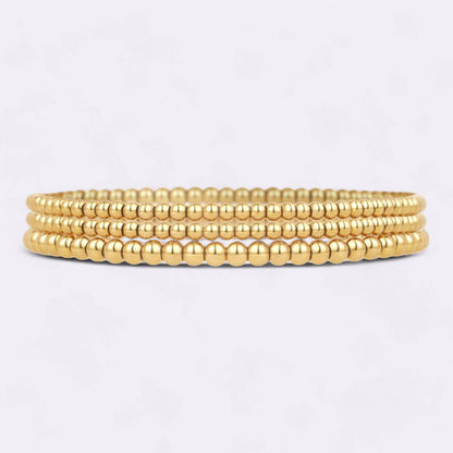 Set de pulseras de cuentas clásicas