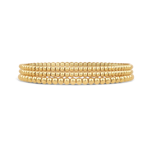 Set de pulseras de cuentas clásicas