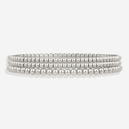 Set de pulseras de cuentas clásicas