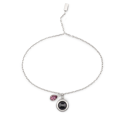Pulsera deslizante personalizada con piedra de nacimiento