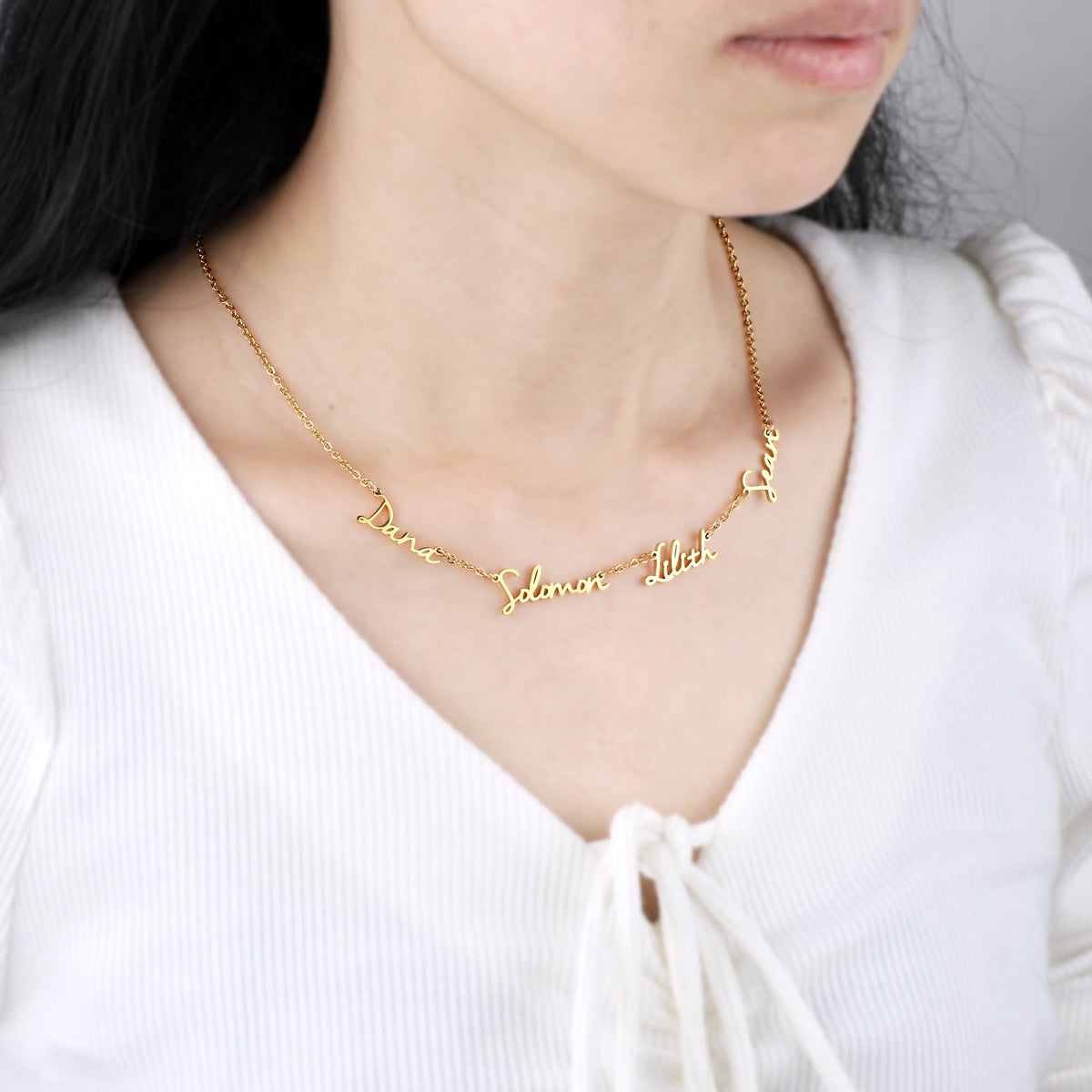 Collar con tres nombres de hadas