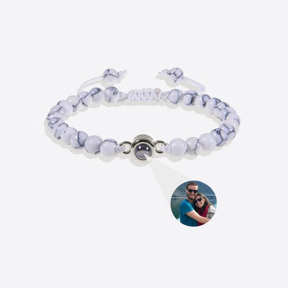 Pulsera con foto y cuentas
