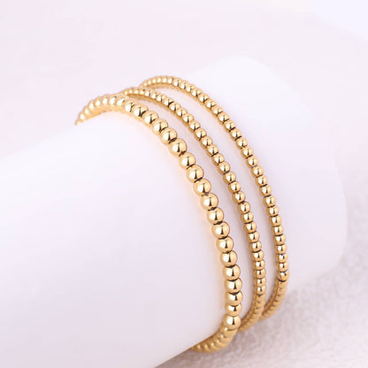 Set de pulseras de cuentas clásicas