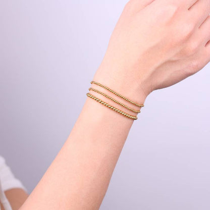Set de pulseras de cuentas clásicas