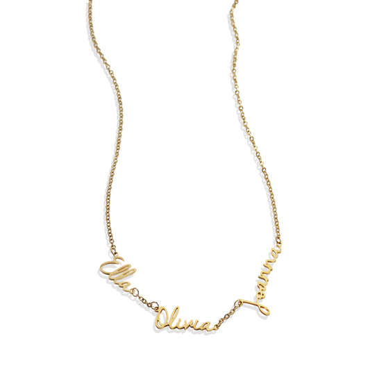 Collar con tres nombres de hadas