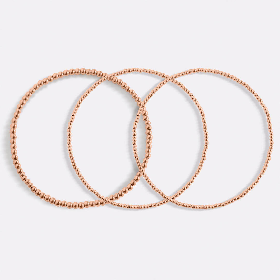 Set de pulseras de cuentas mixtas