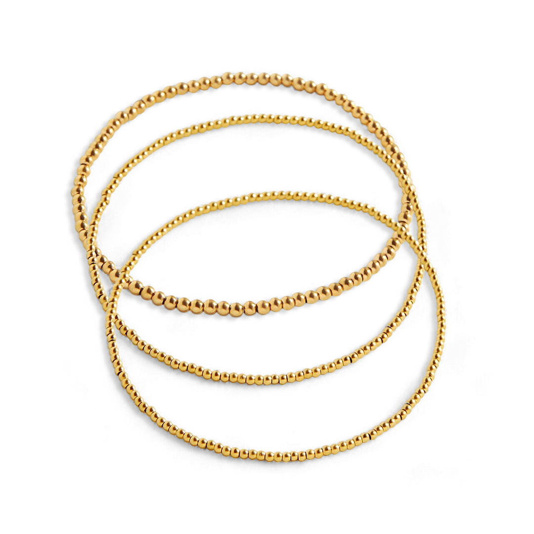 Set de pulseras de cuentas mixtas