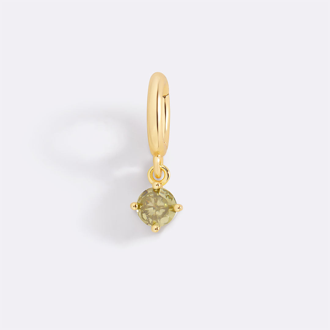 Charm esencial de 4 mm con piedra de nacimiento