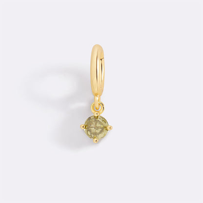 Charm esencial de 4 mm con piedra de nacimiento