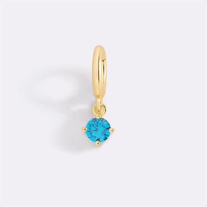 Charm esencial de 4 mm con piedra de nacimiento