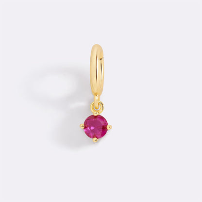Charm esencial de 4 mm con piedra de nacimiento