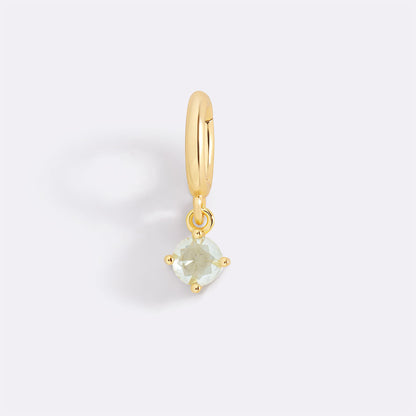 Charm esencial de 4 mm con piedra de nacimiento