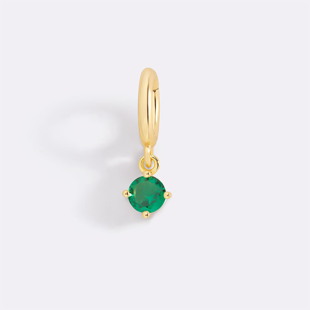 Charm esencial de 4 mm con piedra de nacimiento