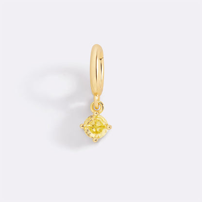 Charm esencial de 4 mm con piedra de nacimiento