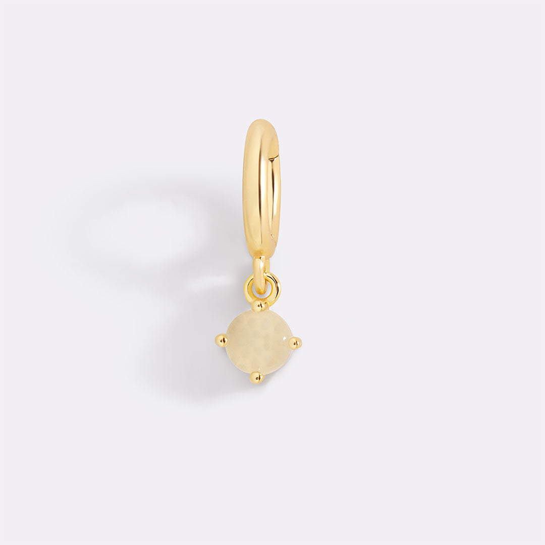 Charm esencial de 4 mm con piedra de nacimiento