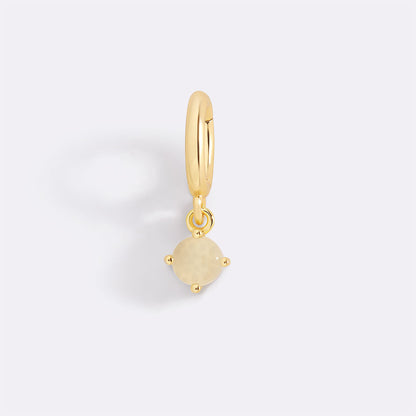Charm esencial de 4 mm con piedra de nacimiento