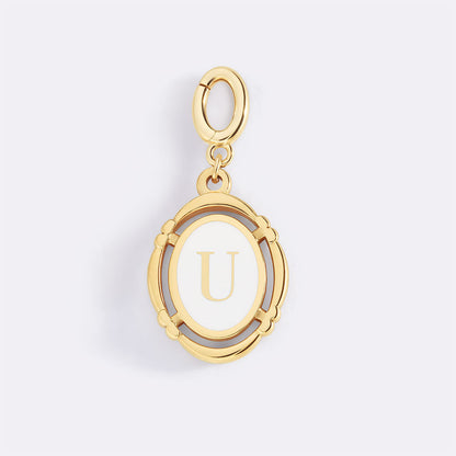 Charm vintage con inicial PJULAN