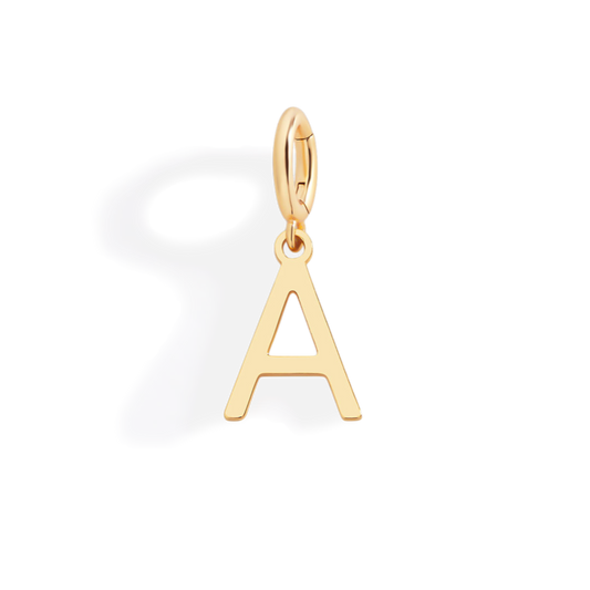 Pendentif minimaliste avec initiale