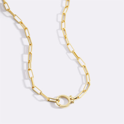 Collar Paperclip Menta PJULAN