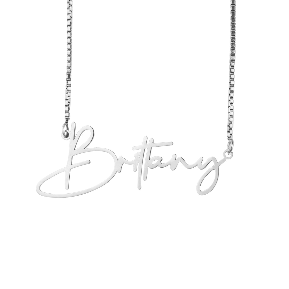 Collar con nombre moderno