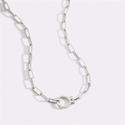 Collar Paperclip Menta PJULAN