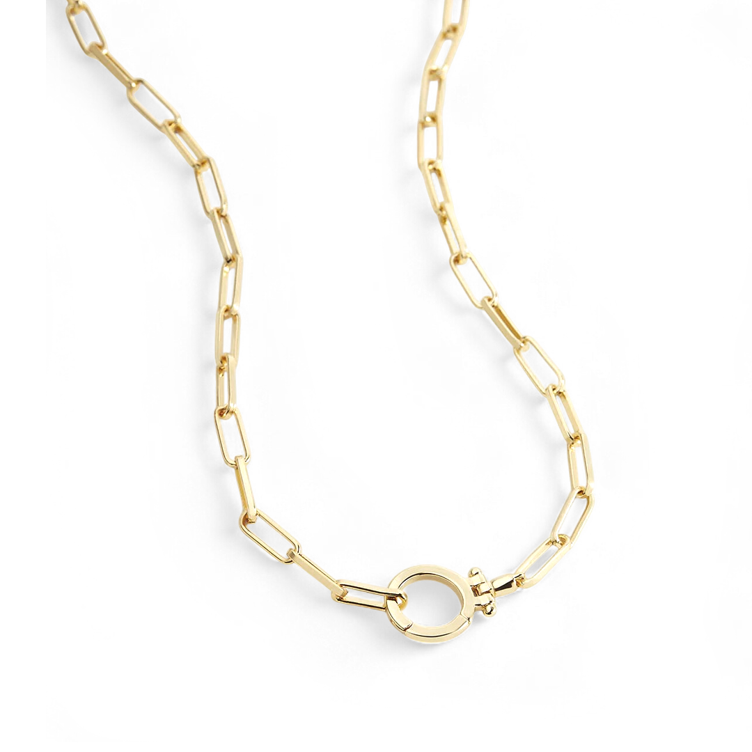Collar Paperclip Menta PJULAN