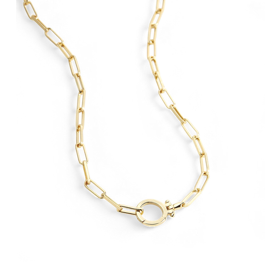 Collier Paperclip Menta PJULAN