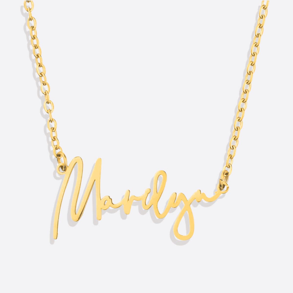 Monroe Name Necklace