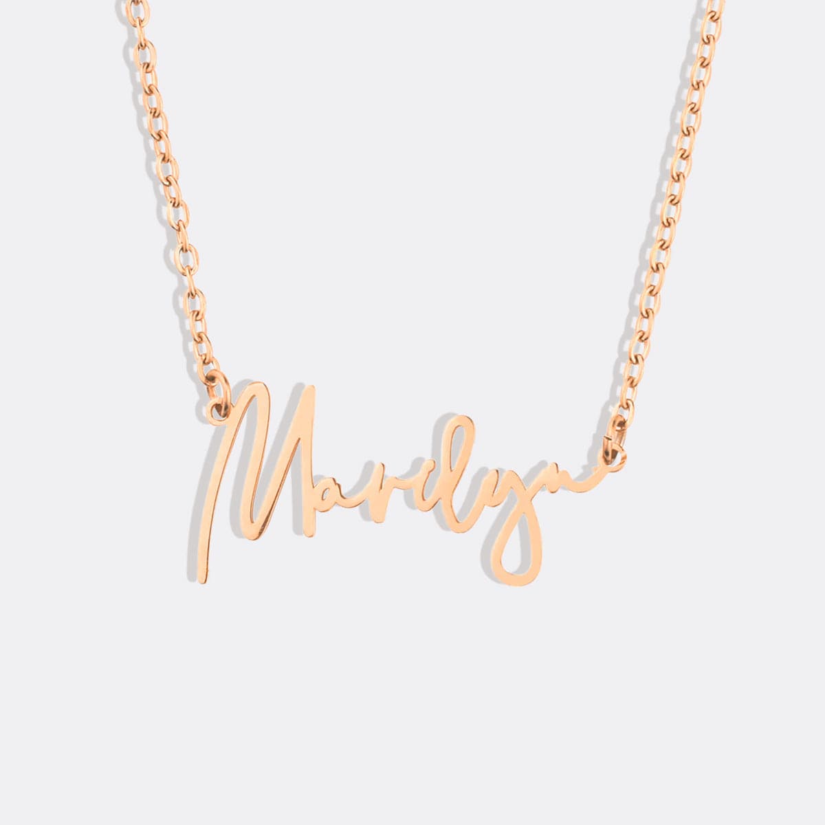 Monroe Name Necklace