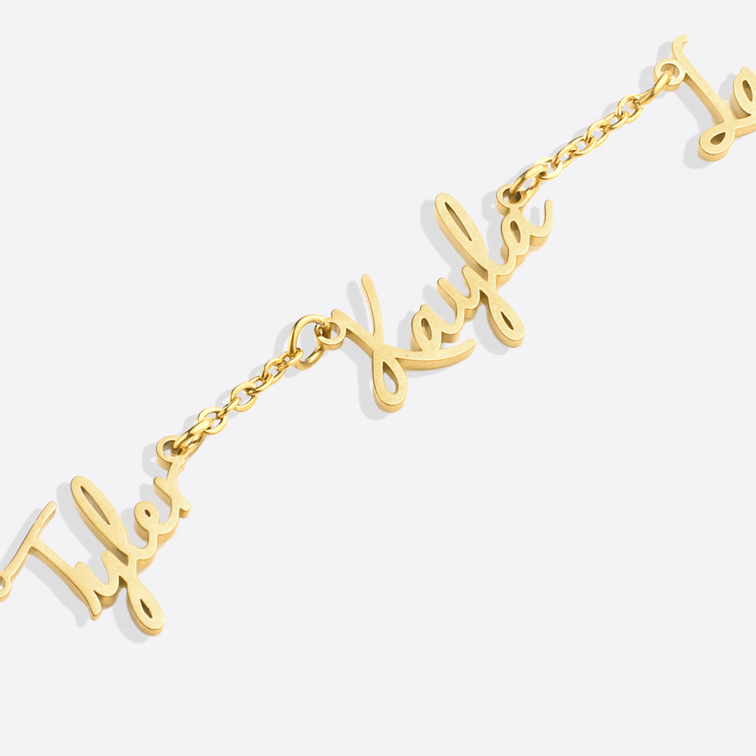 Collar con tres nombres de hadas