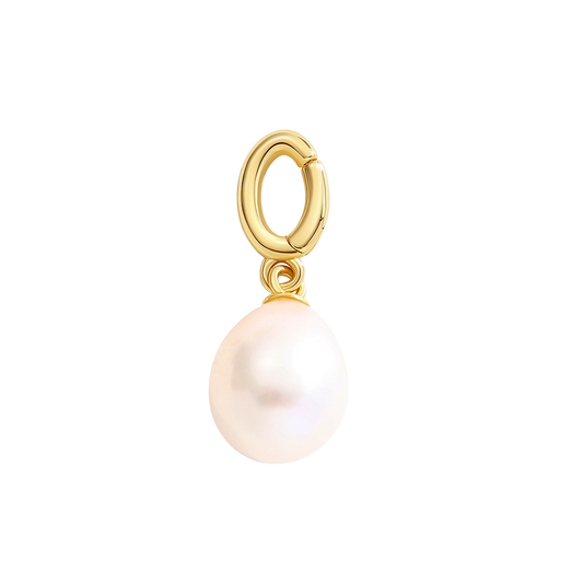 Pendentif en perle naturelle en forme de larme