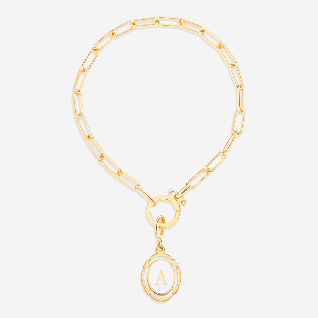 Charm vintage con inicial PJULAN