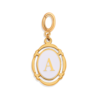 Charm vintage con inicial PJULAN