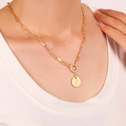 Charm de disco grabado con flor de nacimiento