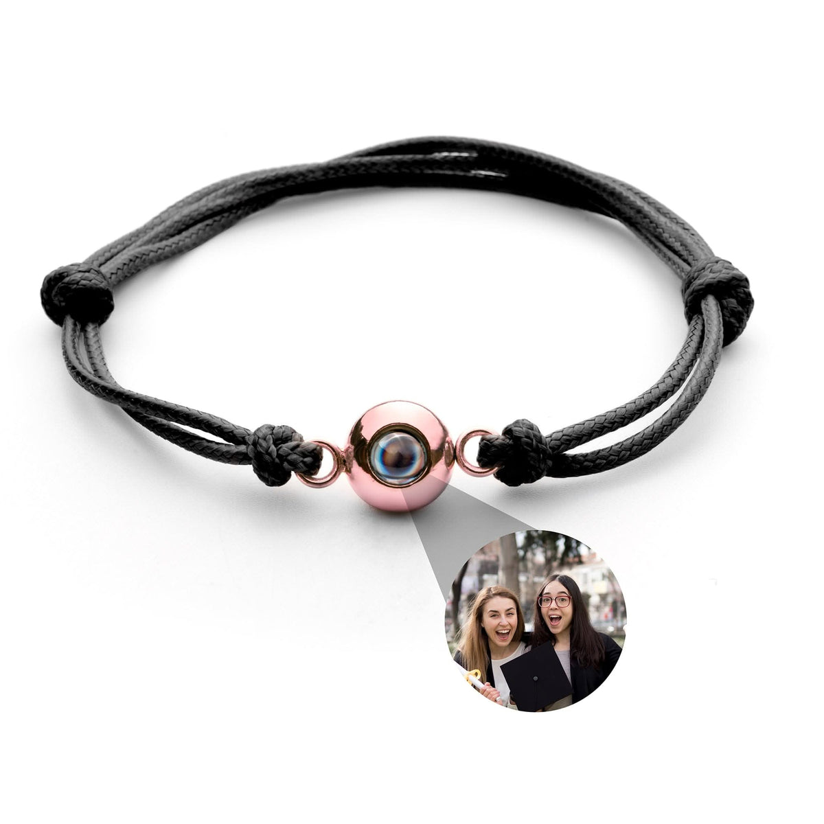 Pulsera con foto con tu foto - nudo marinero
