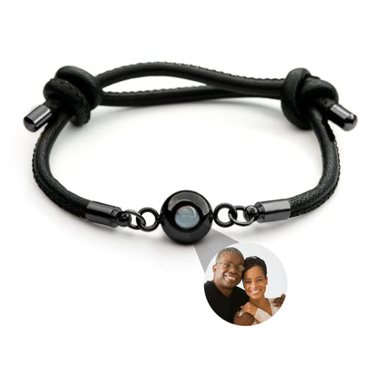 Pulsera fotográfica con tu propia foto - cuero