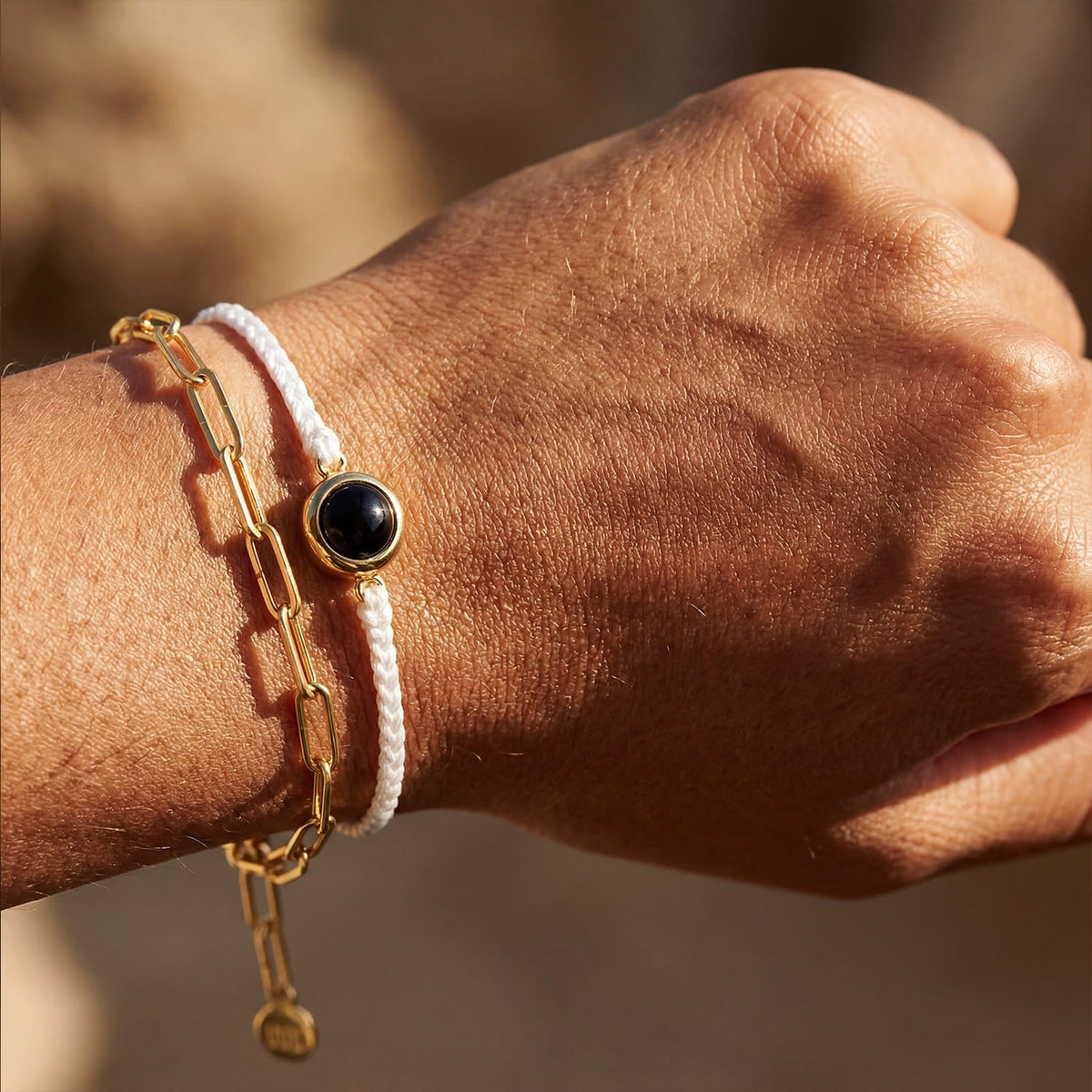 Personalized Circle Photo Bracelet