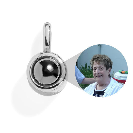 Ciondolo rotondo personalizzato con foto